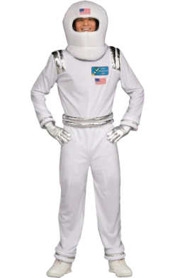 Forum Novelties Mens White Astronaut Costume American / USA