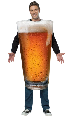 Rasta Imposta Food & Drink Adult Pint Of Beer Costume