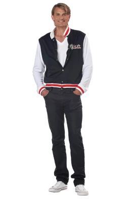 California Costumes Mens Letterman Jacket Zombie Costume