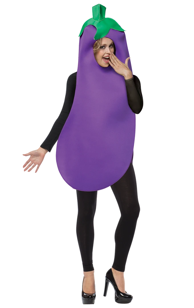 Rasta Imposta Adult Aubergine Costume Food & Drink 3 Rasta Imposta Adult Aubergine Costume Food & Drink