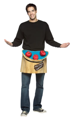 Rasta Imposta Novelty Adult Apple Bobbing Costume