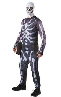Rubies Adult Fortnite Deluxe Skull Trooper Costume Cosplay & Comic Con