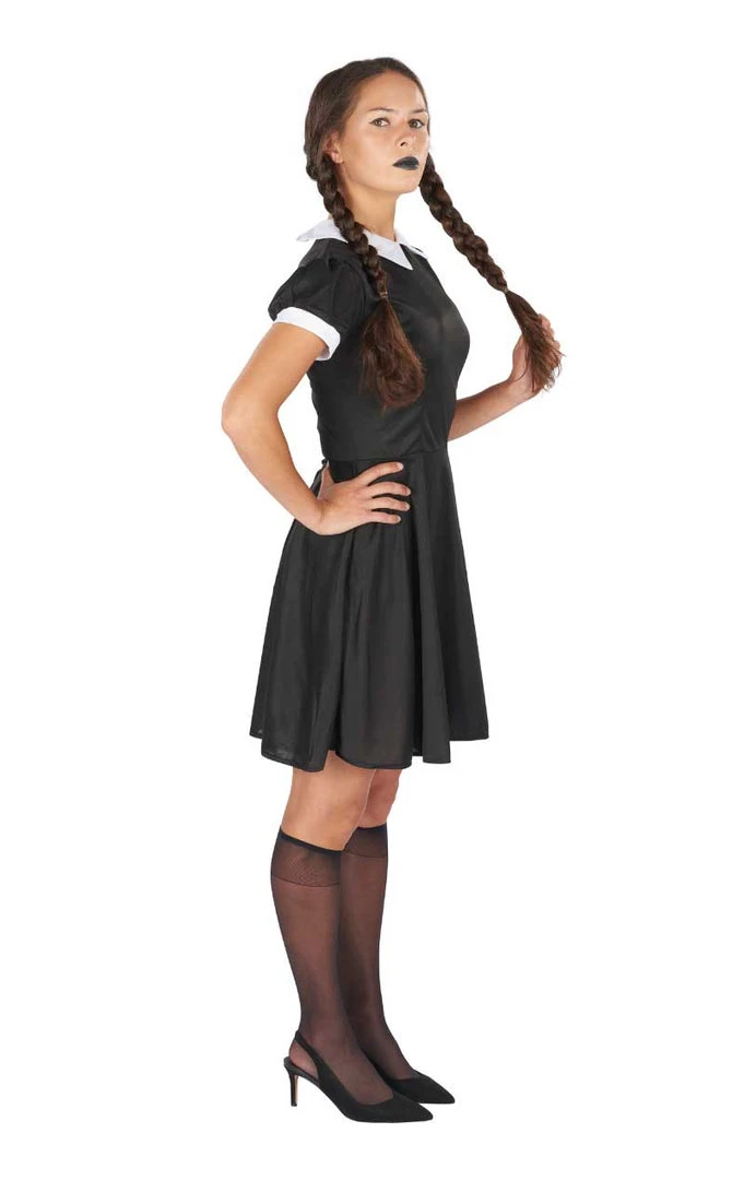 Orion Costumes Womens 90s Wednesday Addams Costume Cartoons 4 Orion Costumes Womens 90s Wednesday Addams Costume Cartoons