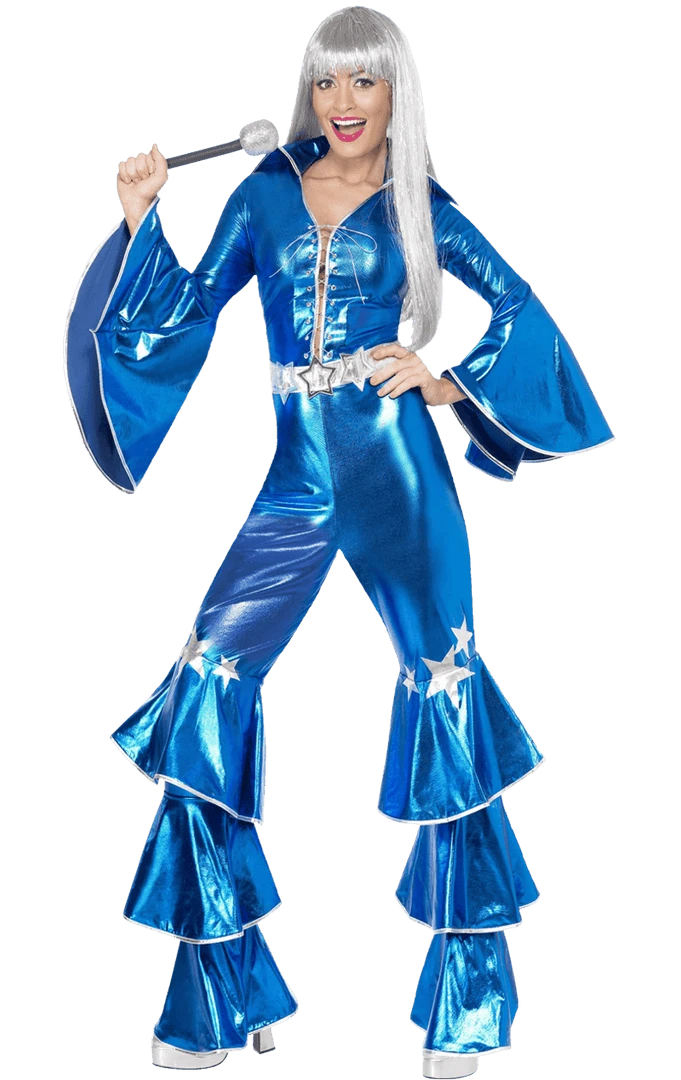 Smiffys Blue Dancing Queen Costume Music & Pop/Rock Stars 5 Smiffys Blue Dancing Queen Costume Music & Pop/Rock Stars