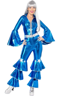 Smiffys Blue Dancing Queen Costume Music & Pop/Rock Stars
