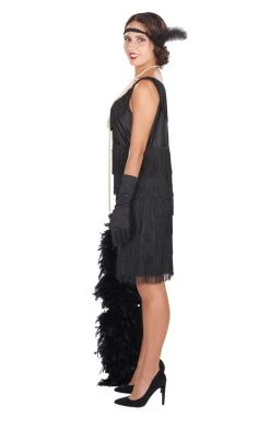 Orion Costumes 1920's Womens 1920s Black Flapper Costume