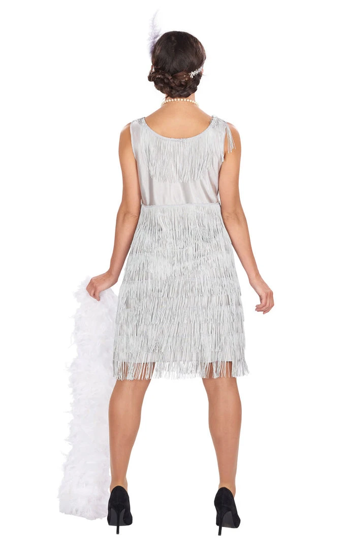 Orion Costumes Womens 1920s Silver Flapper Costume 5 Orion Costumes Womens 1920s Silver Flapper Costume