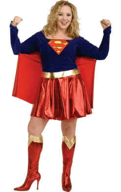 Rubies Womens Plus Size Supergirl Costume