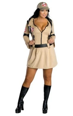 Rubies Womens Plus Size Ghostbusters Costume Cosplay & Comic Con