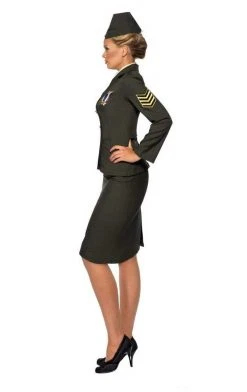 Smiffys Womens Wartime Military Officer Costume