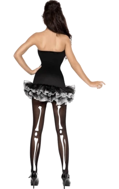 Smiffys Halloween Skeleton Bones Tutu Costume