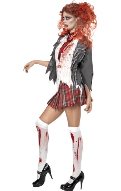 Smiffys Zombie School Girl Costume