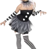Smiffys Pierrot Clown Costume Circus