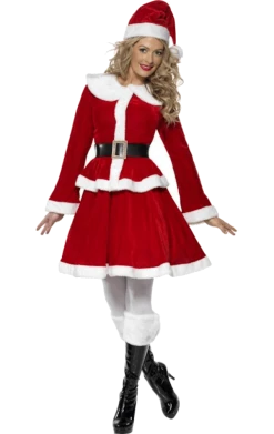 Smiffys Miss Santa Costume