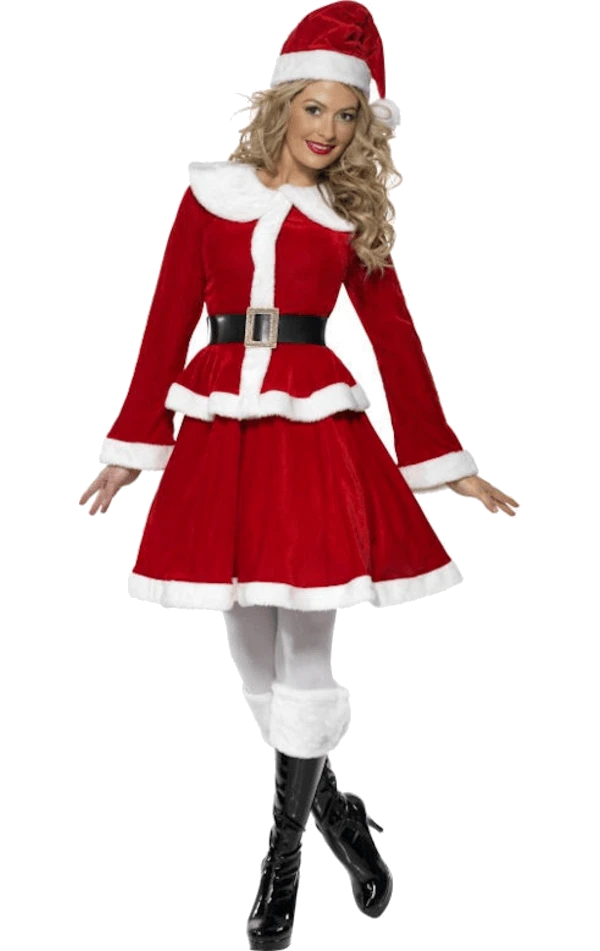 Smiffys Miss Santa Costume 3 Smiffys Miss Santa Costume