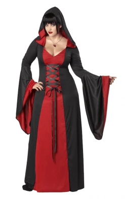California Costumes Hooded Red Robe Plus Costume