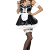 Smiffys Womens Flirty French Maid Costume