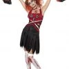 Smiffys Horror Cheerleader Costume American / USA 1 Smiffys Horror Cheerleader Costume American / USA