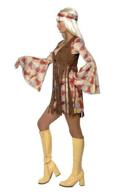 Smiffys Womens 1960s Hippy Costume All Decades /Era Costumes