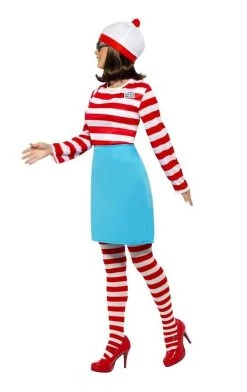 Smiffys Book Characters Womens Where's Wally Wenda Costume