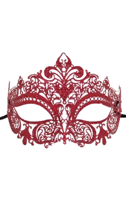 Generic Masquerade Ball Metal Masquerade Facepiece - Various Colours