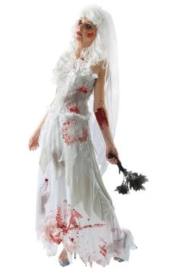 Generic Wedding Womens Deadly Bride Halloween Costume