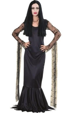 Rubies Adult Morticia Addams Costume Movies