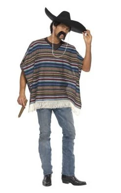 Smiffys Authentic Poncho Costume