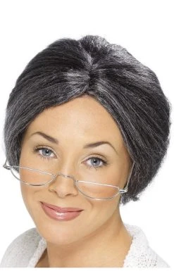 Smiffys Fairytales Grey Granny Wig