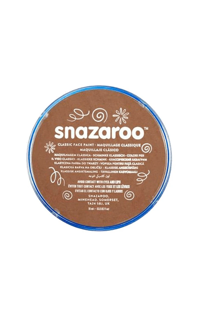 Cosplay & Comic Con Light Brown Snazaroo Face Paint 3 Cosplay & Comic Con Light Brown Snazaroo Face Paint