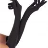 Generic Long Black Gloves 1920's 1 Generic Long Black Gloves 1920's