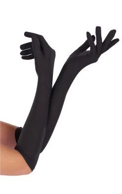 Generic Long Black Gloves 1920's