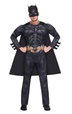 Generic Men's Classic Batman The Dark Knight Costume Cosplay & Comic Con