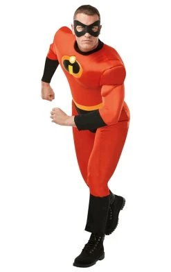 Rubies Mens Deluxe Mr Incredible Costume Cartoons