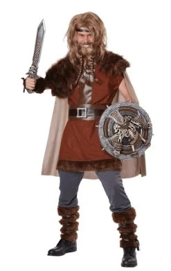 California Costumes Vikings Mens Mighty Viking King Costume
