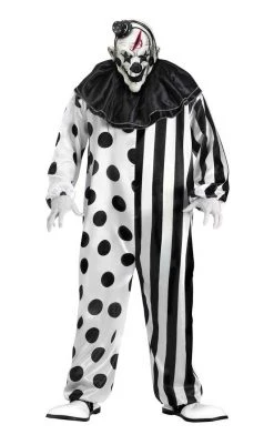 Palmer Monochrome Killer Clown Costume