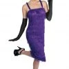 Fun Shack Roaring 20s Girl Purple Costume 2 Fun Shack Roaring 20s Girl Purple Costume