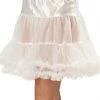 California Costumes Ruffled White Pettiskirt 1950's