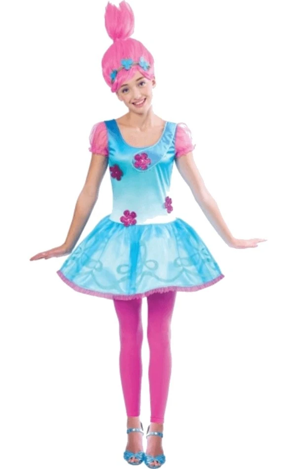Amscan Teen Trolls Poppy Costume Cartoons 3 Amscan Teen Trolls Poppy Costume Cartoons
