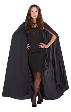 Generic Unisex Black Hooded Cape Game Of Thrones