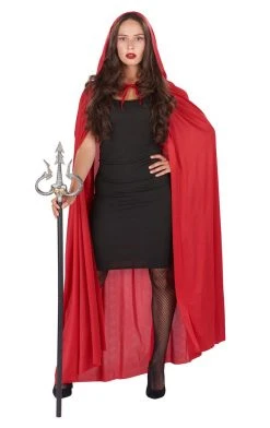 Generic Unisex Red Hooded Cape Fairytales