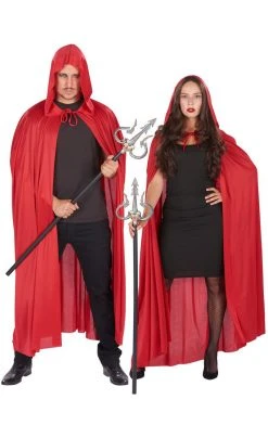 Generic Unisex Red Hooded Cape Fairytales