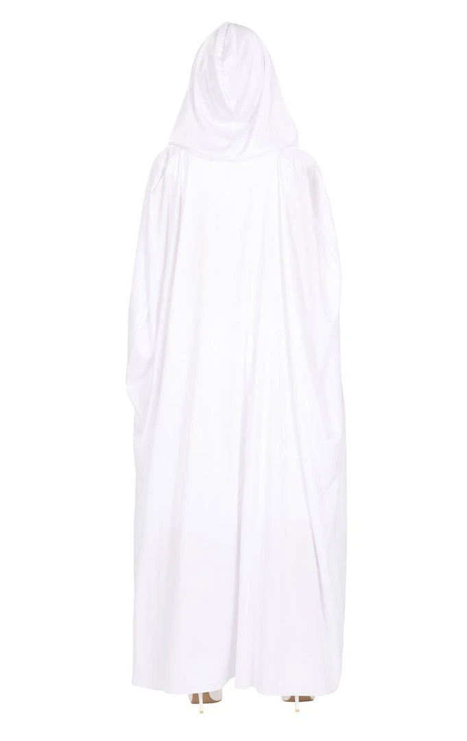 Generic Unisex White Hooded Cape Angels 7 Generic Unisex White Hooded Cape Angels