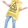 Generic Wet Floor Sign Costume Novelty