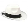 Bristol Novelty White Gangster Hat Accessory All Decades /Era Costumes