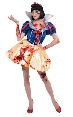 Generic Womens Dark Snow White Halloween Costume