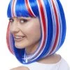 Generic Womens Union Jack Lola Wig Around The World
